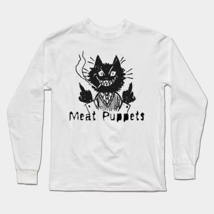 meat puppets and the bad cat Long Sleeve T-Shirt